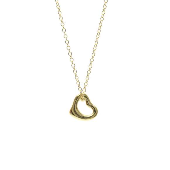 TIFFANY 18k Gold Heart Necklace